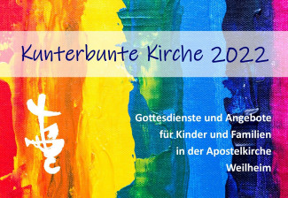 Kunterbunte Kirche Flyer